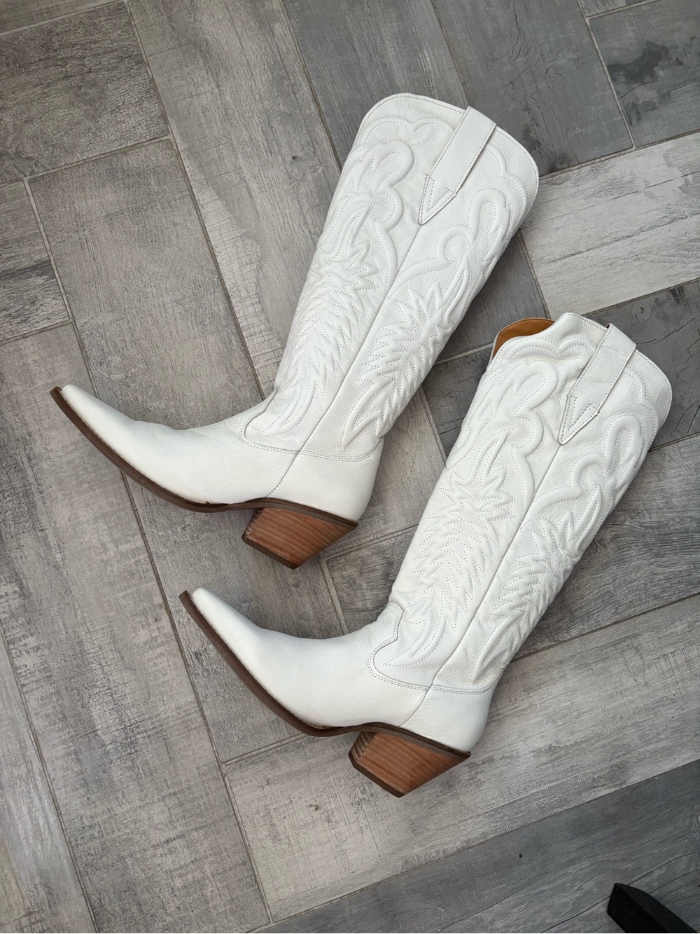 DINGO Women’s Raisin Kane Western White Boots Sz 9 - Picture 7 of 16